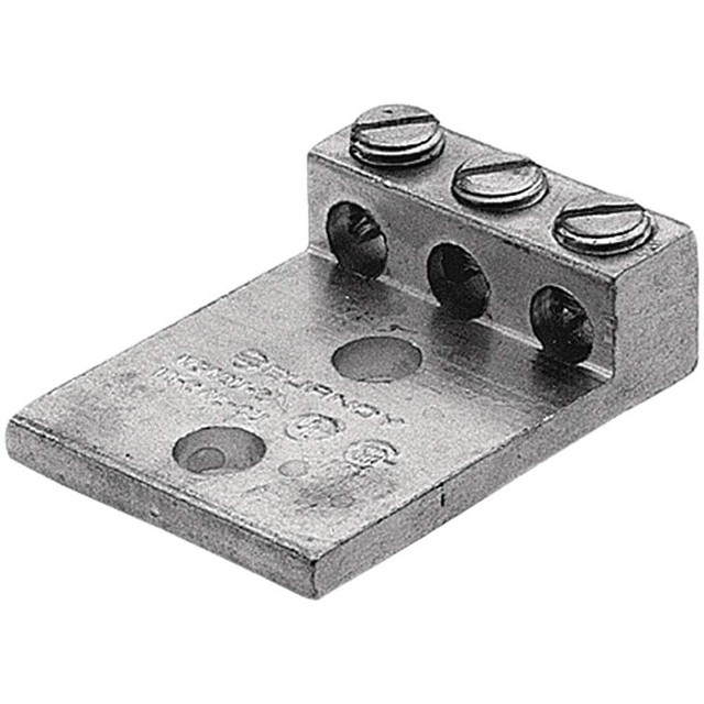 Burndy K3A25U2 Rectangle Ring Terminal: Non-Insulated, 14 to 1/0 (Strand) AWG, Lug Connection