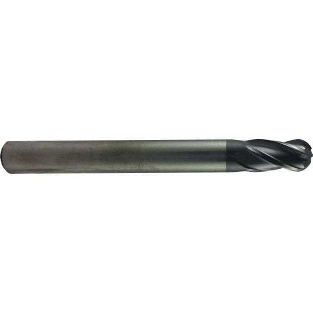 Regal Cutting Tools 090066RM Ball End Mill: 0.1875" Dia, 0.1875" LOC, 4 Flute, Solid Carbide