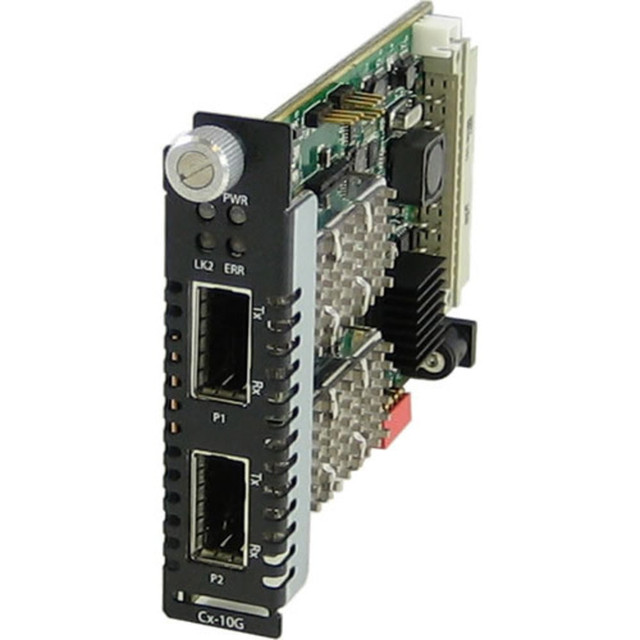 PERLE SYSTEMS 05061530 Perle C-10G-XTX Media Converter - 10GBase-X - 2 x Expansion Slots - 2x XFP Slots - Internal PERLE SYSTEMS 05061530 Perle C-10G-XTX Media Converter - 10GBase-X - 2 x Expansion Slots - 2x XFP Slots - Internal