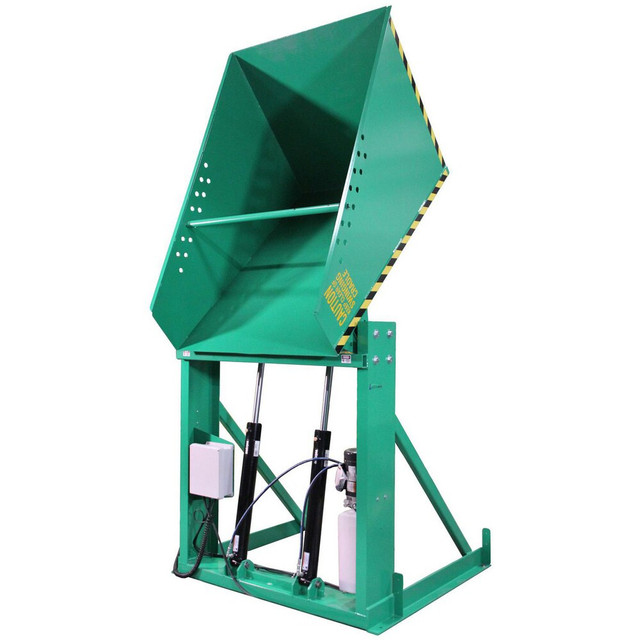 Valley Craft F80187A7 Hoppers & Basket Trucks; Hopper Type: Tilt ; Color: Green ; Finish: Powder Coated ; Body Gauge: 7 ; Lid Included: No