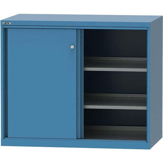 LISTA MWSD900-BB Sliding Door Storage Cabinet: 47" Wide, 29-1/2" Deep