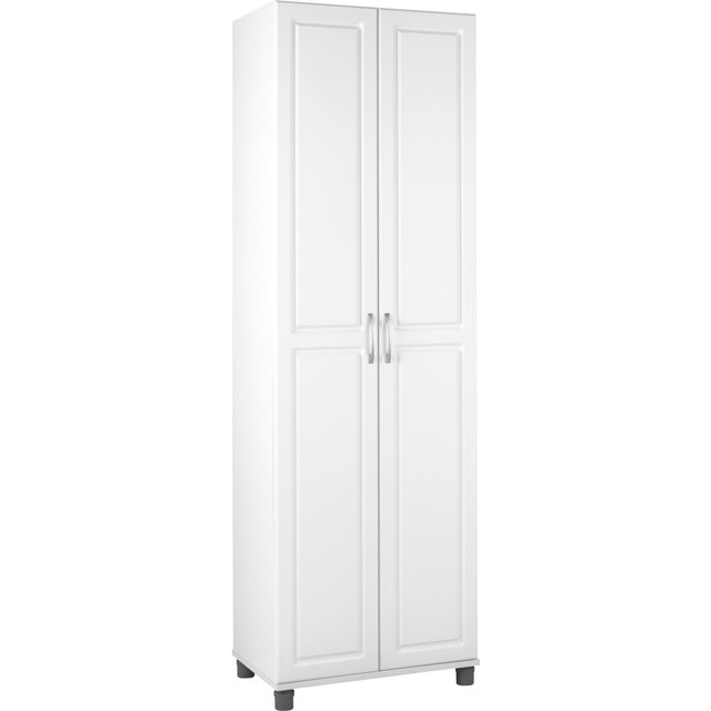 AMERIWOOD INDUSTRIES, INC. 7362401PCOM Ameriwood Home SystemBuild Kendall Storage Cabinet, 5 Shelves, 24inWide, White AMERIWOOD INDUSTRIES, INC. 7362401PCOM Ameriwood Home SystemBuild Kendall Storage Cabinet, 5 Shelves, 24inWide, White