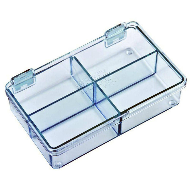 Flambeau 5204CL 4 Compartment Clear Small Parts Box