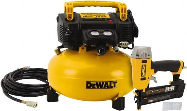 DeWALT DWC1KIT-B 0.9 hp, 2.6 SCFM at 90 psi, Pancake Compressor