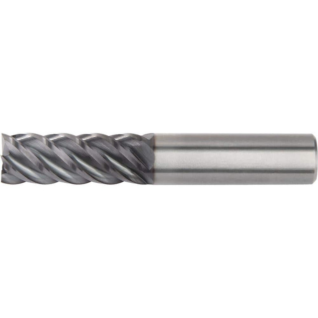 Widia 5577247 Square End Mill: 1/4" Dia, 1-1/4" LOC, 5 Flutes, Solid Carbide