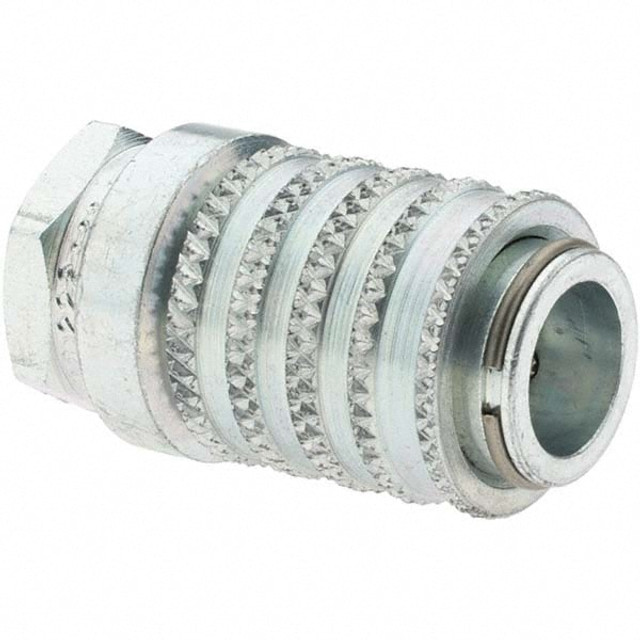 Parker PD222-787 Hydraulic Hose Coupler: 1/8", 1/8-27, 6,000 psi