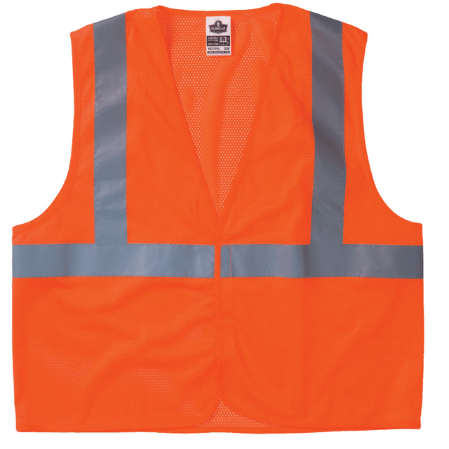 ERGODYNE CORPORATION 21023 Ergodyne GloWear Safety Vest, 8210HL Economy Mesh Type-R Class 2, Small/Medium, Lime