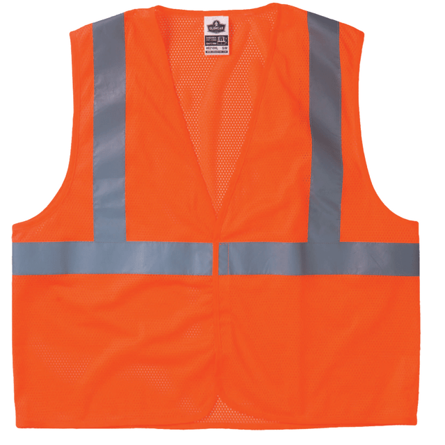 ERGODYNE CORPORATION Ergodyne 21023  GloWear Safety Vest, 8210HL Economy Mesh Type-R Class 2, Small/Medium, Lime