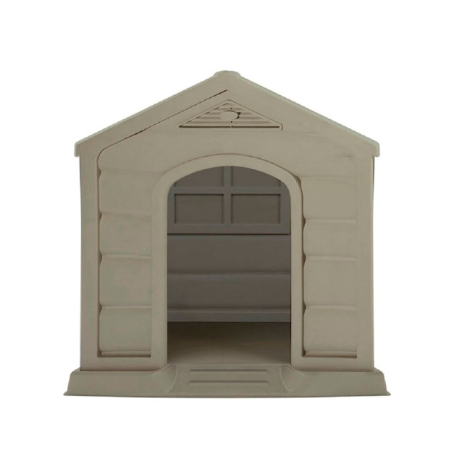 INVAL AMERICA, INC. 13076 Inval RIMAX Dog House, Large Breed, Taupe/Red