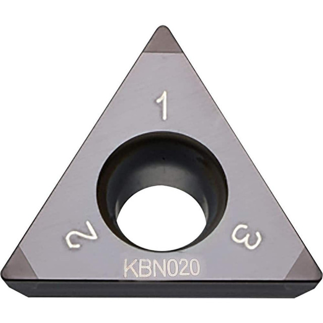 Kyocera TFC00110 Turning Inserts; Insert Style: TPGW ; Insert Size Code: 332 ; Insert Shape: Triangle ; Included Angle: 60.00 ; Inscribed Circle (Decimal Inch): 0.3750 ; Corner Radius (Decimal Inch): 0.0315