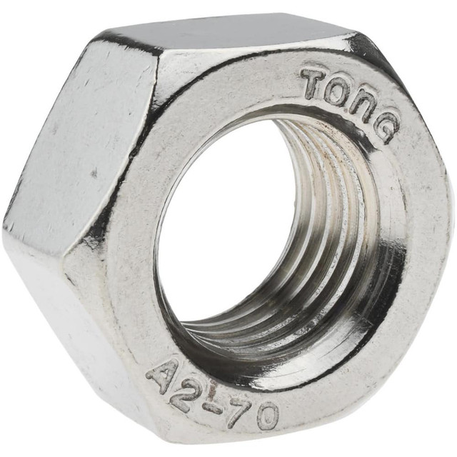 Value Collection HN4X03000-005BX Hex Nut: M30 x 3.50, Grade 18-8 & Austenitic Grade A2 Stainless Steel, Uncoated