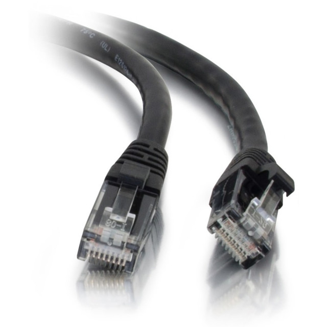 LASTAR INC. 15208 C2G 14ft Cat5e Ethernet Cable - Snagless Unshielded (UTP) - Black - Category 5e for Network Device - RJ-45 Male - RJ-45 Male - 14ft - Black