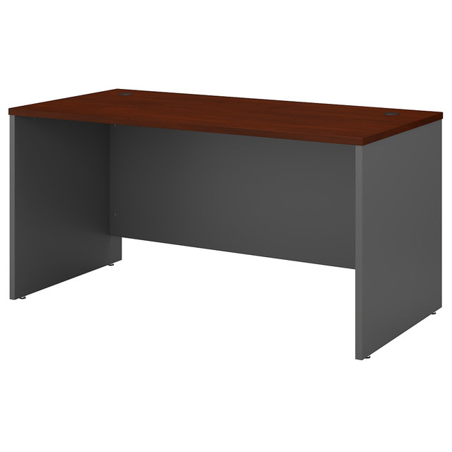 BUSH INDUSTRIES INC. WC24431 Bush Business Furniture Components 60inW Office Computer Desk, Hansen Cherry/Graphite Gray, Standard Delivery BUSH INDUSTRIES INC. WC24431 Bush Business Furniture Components 60inW Office Computer Desk, Hansen Cherry/Graphite Gray, Standard Delivery