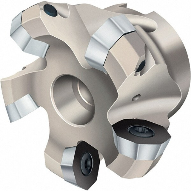 Walter 5159883 125mm Cut Diam, 40mm Arbor Hole, 10mm Max Depth of Cut, 43° Indexable Chamfer & Angle Face Mill