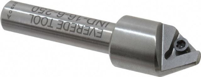 Everede Tool 01285 0.588" Max Diam, 3/8" Shank Diam, 60&deg; Included Angle, Indexable Countersink