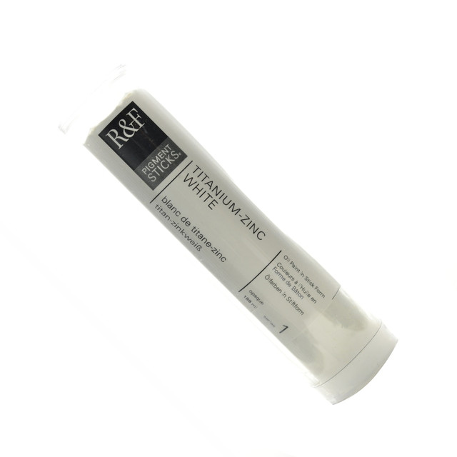 R & F HANDMADE PAINTS, INC. 2210 R & F Handmade Paints Pigment Sticks, 188 mL, Titanium Zinc White R & F HANDMADE PAINTS, INC. 2210 R & F Handmade Paints Pigment Sticks, 188 mL, Titanium Zinc White