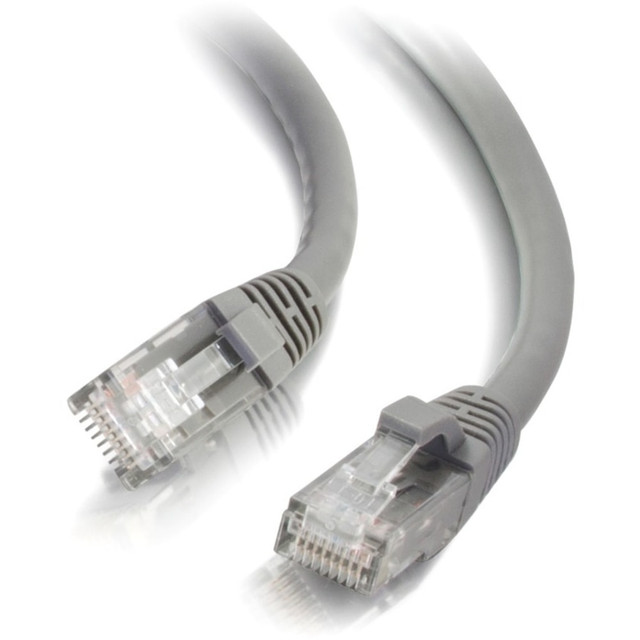 LASTAR INC. 27135 C2G 25ft Cat6 Ethernet Cable - Snagless Unshielded (UTP) - Gray - Category 6 for Network Device - RJ-45 Male - RJ-45 Male - 25ft - Gray