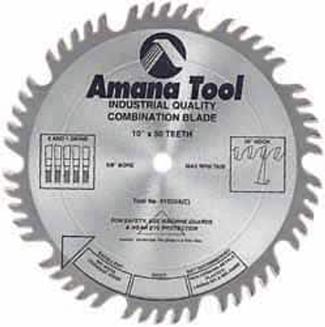 Amana Tool 612604 Wet & Dry Cut Saw Blade: 12" Dia, 1" Arbor Hole, 0.15" Kerf Width, 60 Teeth