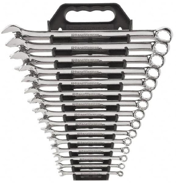 GEARWRENCH 81901 Combination Wrench Set: 15 Pc, 1" 13/16" 15/16" 3/4" & 7/8" Wrench, Inch