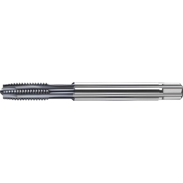 Walter-Prototyp 5344201 Spiral Point Tap: MF8x1 Metric Fine, 4 Flutes, Plug Chamfer, 6H Class of Fit, Solid Carbide, TiCN Coated