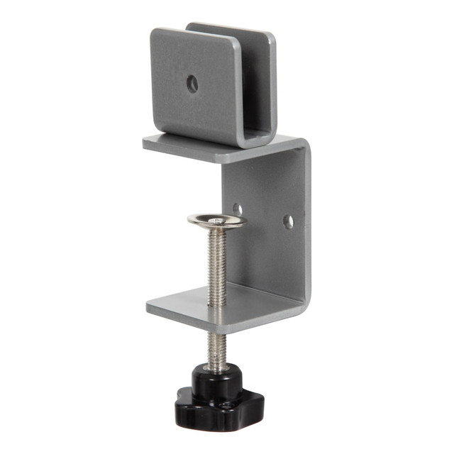 NORSTAR OFFICE PRODUCTS INC. NP02 Boss Office Products Plexiglas Panel Desk Clamps, 3-3/4in x 2-1/4in, Set Of 2 Clamps NORSTAR OFFICE PRODUCTS INC. NP02 Boss Office Products Plexiglas Panel Desk Clamps, 3-3/4in x 2-1/4in, Set Of 2 Clamps