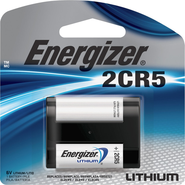ENERGIZER BRANDS LLC Energizer EL2CR5BPCT  2CR5 Lithium Photo Battery Boxes of 6 - For Multipurpose - 2CR5 - 6V DC - 6 Batteries/Box - 4 Box/Carton