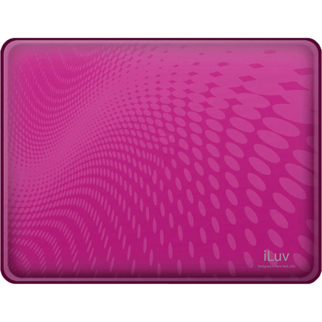 TODDYs PASTRY SHOP 99575839M iLuv Flexi-Clear iPad 1G Case, Pink Dot Wave, 99575839M