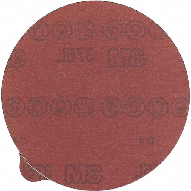 3M 7100106621 PSA Disc: 6" Disc Dia, 220 Grit, Aluminum Oxide