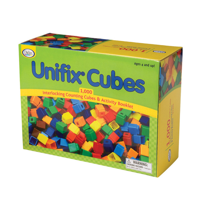 DIDAX, INC. DD-2BKA Didax Unifix Cube Set, Multicolor, Pack Of 1,000 DIDAX, INC. DD-2BKA Didax Unifix Cube Set, Multicolor, Pack Of 1,000