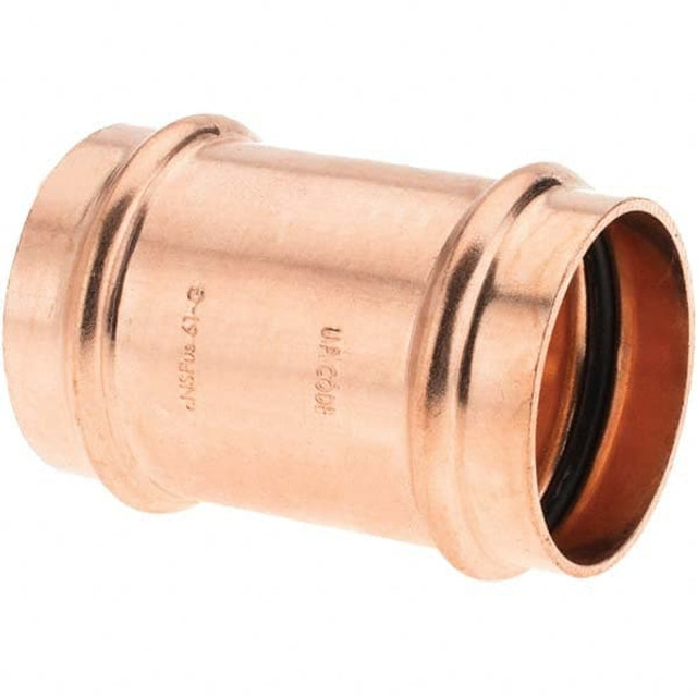 NIBCO 9002350PC Wrot Copper Pipe Coupling: 2" Fitting, P x P, Press Fitting, Lead Free