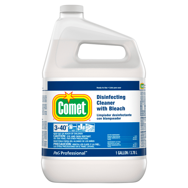 THE PROCTER & GAMBLE COMPANY 22570CT Comet Professional Disinfecting-Sanitizing Bathroom Cleaner, 128 Oz Bottle, Case Of 3 THE PROCTER & GAMBLE COMPANY 22570CT Comet Professional Disinfecting-Sanitizing Bathroom Cleaner, 128 Oz Bottle, Case Of 3