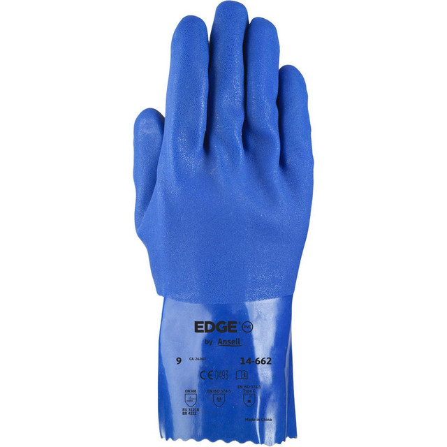 Ansell 14662080 Chemical Resistant Gloves; Glove Type: Type C Chemical Resistant Gloves ; Material: PVC ; Size: Medium ; Numeric Size: 8 ; Coating Material: PVC ; Lining Material: Cotton