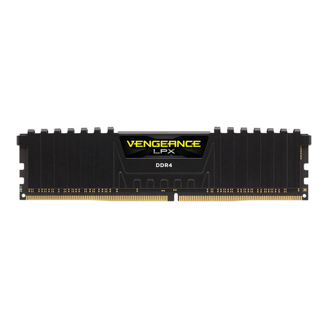 CORSAIR MEMORY, INC. Corsair CMK16GX4M2A2133C13  Vengeance LPX 16GB (2x8GB) DDR4 DRAM 2133MHz C13 Memory Kit - Black Kit - 16 GB (2 x 8GB) - DDR4-2133/PC4-17000 DDR4 SDRAM - 2133 MHz - CL13 - 1.20 V - Unbuffered - 288-pin - DIMM