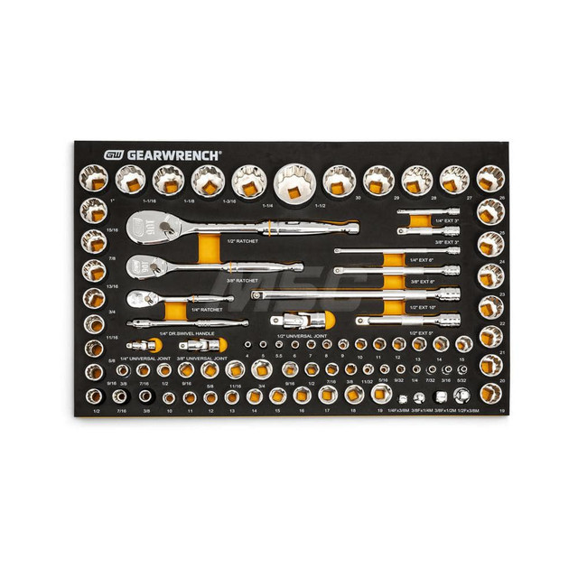GEARWRENCH 86529 Combination Hand Tool Set: 83 Pc, Mechanic's Tool Set