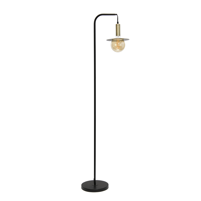 ALL THE RAGES INC LHF-4000-BK Lalia Home Oslo Floor Lamp, 61inH, Black