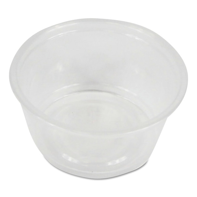 BOARDWALK PRTN2TS  Souffle/Portion Cups, 2 Oz, Clear, Pack Of 2,500 Cups