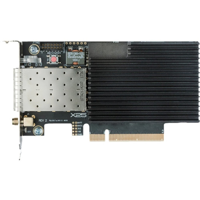 CISCO NXN-K3P-2X=  Nexus X25 25Gigabit Ethernet Card - PCI Express 3.0 x8 - 2 Port(s) - Optical Fiber - 25GBase-SR, 25GBase-LR, 25GBase-CR - Plug-in Card