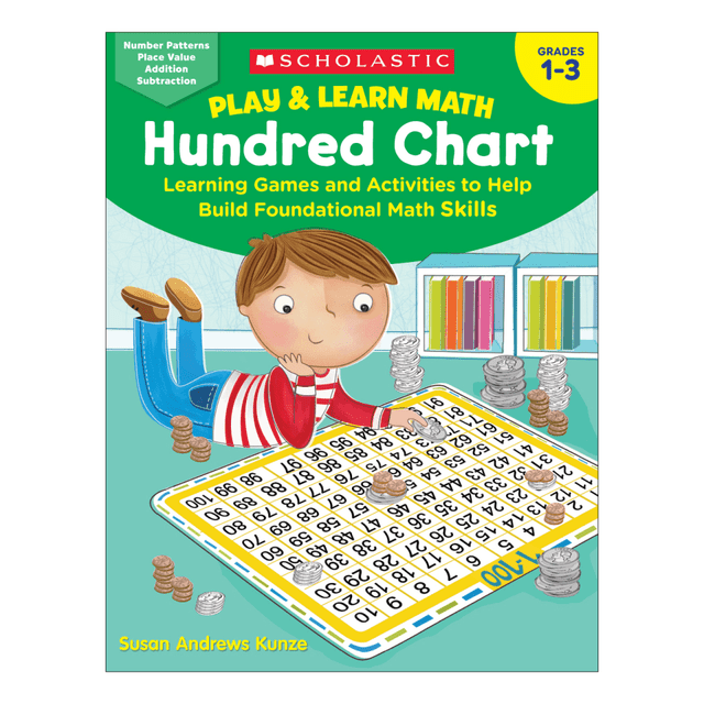 SCHOLASTIC INC Scholastic 9781338264746  Play & Learn Math: Hundred Chart, Grades 1-3