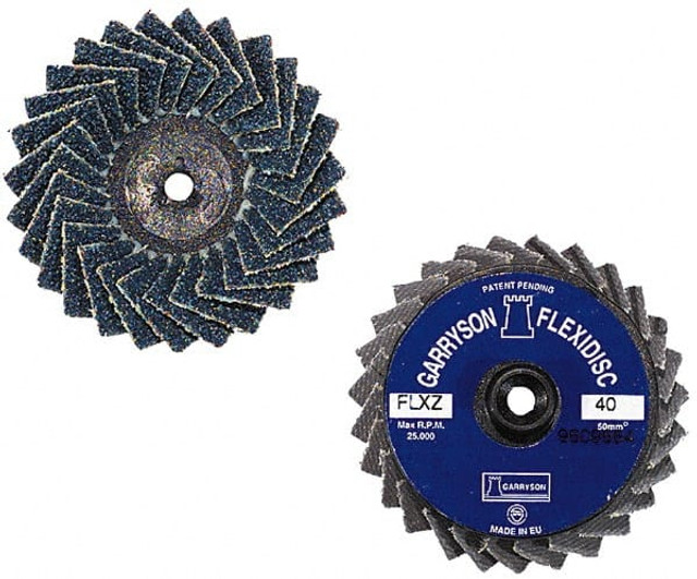 Garryson G47514 Flap Disc: 120 Grit, Aluminum Oxide & Zirconia Alumina, Type 27