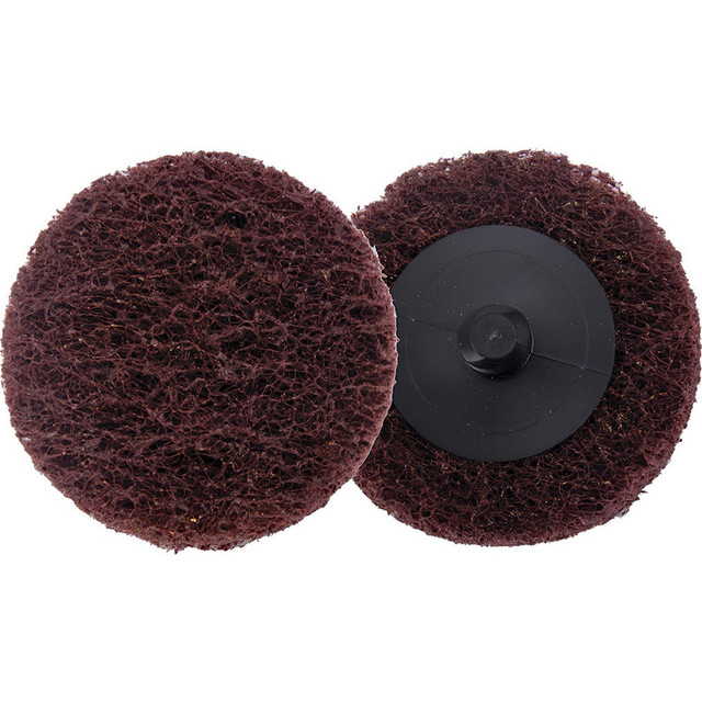 WALTER Surface Technologies 04F203 Quick Change Discs; Disc Diameter (Decimal Inch): 2 ; Abrasive Type: Non-Woven ; Abrasive Material: Aluminum Oxide ; Grade: Medium ; Attaching System: Type R ; Disc Color: Maroon