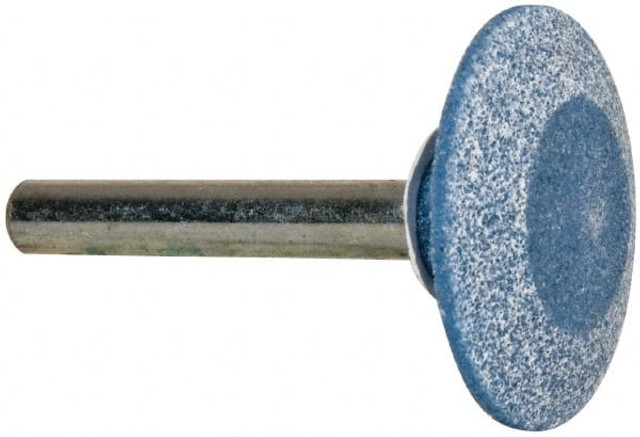 Tru-Maxx 66253291516 Mounted Point: 1/4" Thick, 1/4" Shank Dia, A37, 60 Grit, Medium