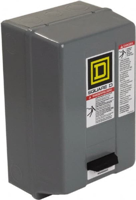 Square D 8536SBG1V03E 220 Coil VAC at 50 Hz, 240 Coil VAC at 60 Hz, 18 Amp, Nonreversible Enclosed Enclosure NEMA Motor Starter