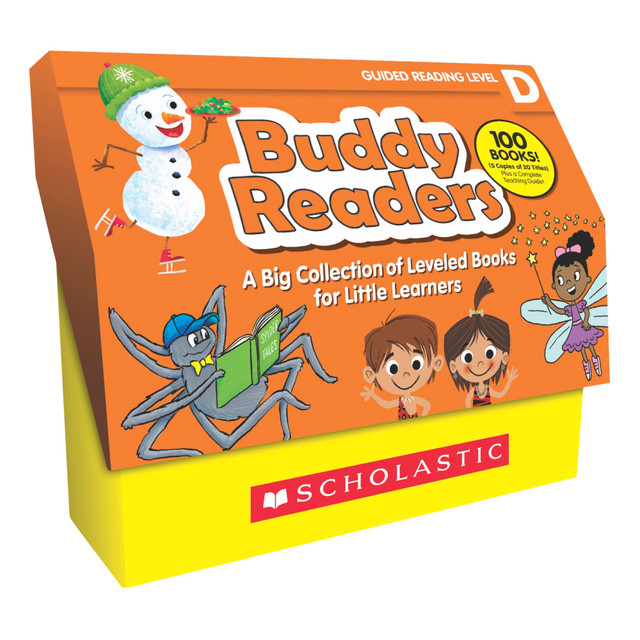 SCHOLASTIC INC 9781338317176 Scholastic Buddy Readers: Level D Books Class Set, Pre-K to 2nd Grade