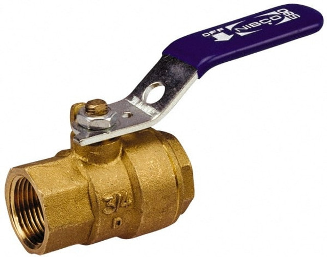 NIBCO NL94GGB Standard Manual Ball Valve: 1-1/4" Pipe, Standard Port