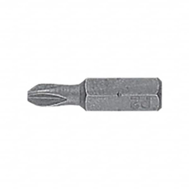 DeWALT DW2105 Phillips Screwdriver Insert Bit: #2 Point, 1/4" Drive, 1" OAL