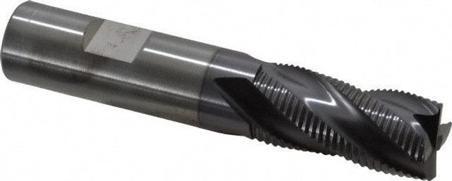 RobbJack STR-404-24-A Square End Mill: 3/4'' Dia, 1-1/2'' LOC, 3/4'' Shank Dia, 4'' OAL, 4 Flutes, Solid Carbide