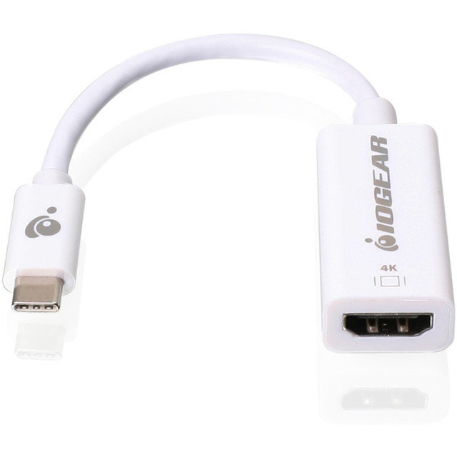 ATEN TECHNOLOGIES IOGEAR GUC3CHD60  USB Type-C to HDMI Adapter - 1 Pack - 1 x HDMI Digital Audio/Video Female - 1 x Type C USB 3.1 (Gen 1) USB Male - 4096 x 2160 Supported