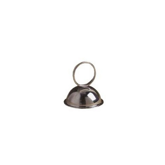 AMERICAN METALCRAFT, INC. MH243 American Metalcraft Nickel-Plated Loop-Style Card Holder, 2-1/2in, Silver AMERICAN METALCRAFT, INC. MH243 American Metalcraft Nickel-Plated Loop-Style Card Holder, 2-1/2in, Silver