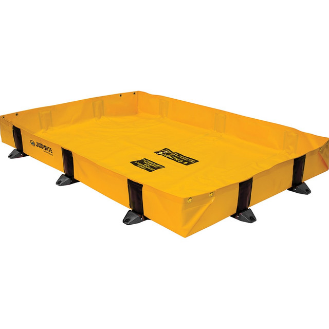 Justrite. 28372 Spill Collapsible Berm: 119 gal Capacity, 6' Long, 4' Wide, 8' High