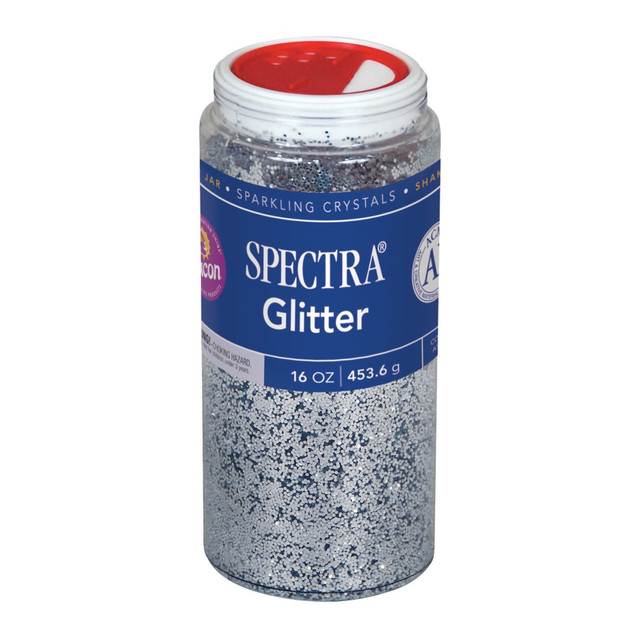 PACON CORPORATION 0091710 Pacon Glitter, Shaker-Top Can, Silver PACON CORPORATION 0091710 Pacon Glitter, Shaker-Top Can, Silver